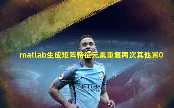 matlab生成矩阵特征元素重复两次其他置0