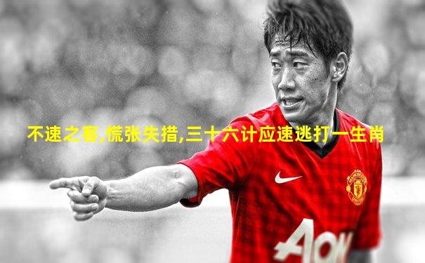 不速之客,慌张失措,三十六计应速逃打一生肖