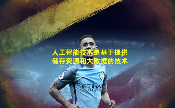 人工智能技术是基于提供储存资源和大数据的技术