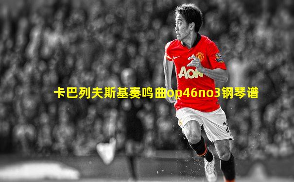卡巴列夫斯基奏鸣曲op46no3钢琴谱