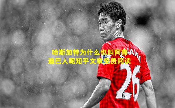 哈斯加特为什么也叫阿鲁迪巴人呢知乎文章免费阅读