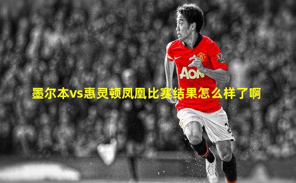 墨尔本vs惠灵顿凤凰比赛结果怎么样了啊