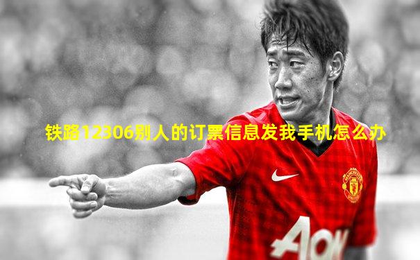 铁路12306别人的订票信息发我手机怎么办